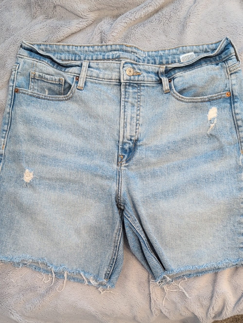 Old Navy Light Blue Washed Denim Shorts